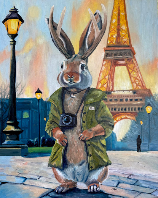 Jim the Jackalope in Paris
