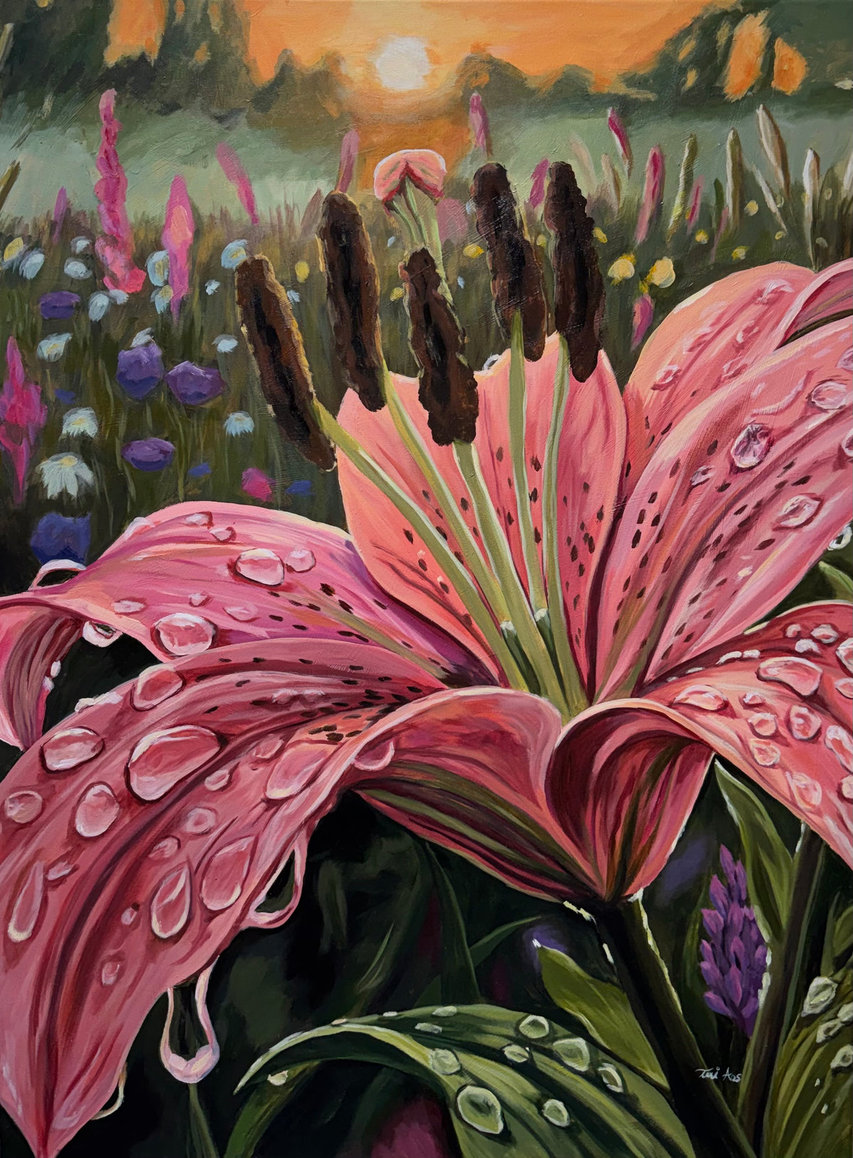 Lilly Painting Print